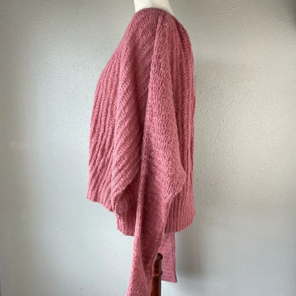 NWT Free People Alpaca Blend Oversized Cropped Sweater Size Small